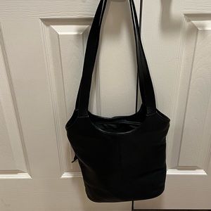 Black leather Frye Shoulder Bag